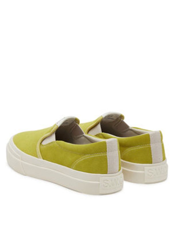 S.W.C Stepney Workers Club Tenisówki Lister YA03234 Zielony. Kolor: zielony. Materiał: zamsz, skóra