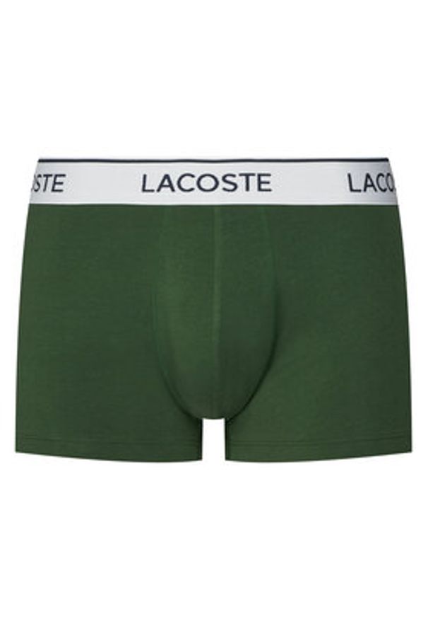Lacoste Komplet bokserek 5H9002 Zielony. Kolor: zielony. Materiał: bawełna