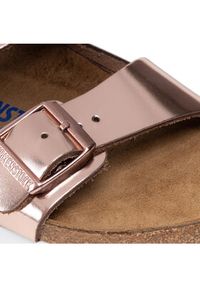 Birkenstock Klapki Arizona Metallic 0952093 Różowy. Kolor: różowy. Materiał: skóra #5
