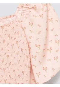 Big-Star - Sukienka damska midi z wiskozy z motywem kwiatowym różowa Bler 600. Typ kołnierza: dekolt w karo. Kolor: różowy. Materiał: wiskoza. Wzór: kwiaty. Długość: midi #2