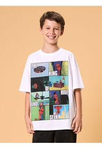 Sinsay - Koszulka Spider-Man - biały. Kolor: biały #1