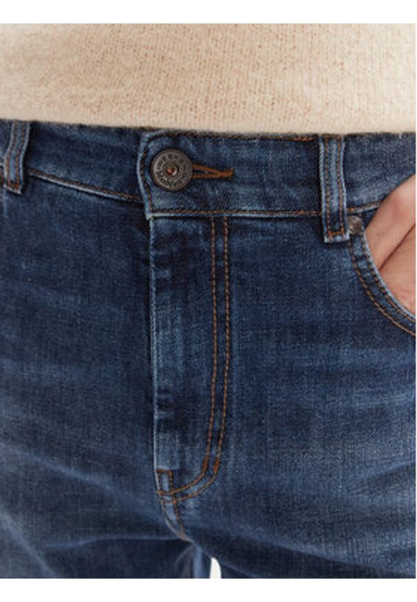 Weekend Max Mara Jeansy Loris 2525186071 Granatowy Straight Fit. Kolor: niebieski