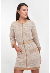 Elisabetta Franchi - Sukienka cekinowa mini ELISABETTA FRANCHI. Długość: mini