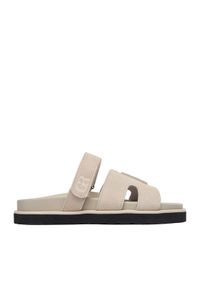 Gino Rossi - GINO ROSSI Klapki C-CLB-P1927A Kremowy. Kolor: kremowy. Materiał: skóra, zamsz #1