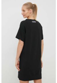Calvin Klein Underwear koszulka nocna damska kolor czarny. Kolor: czarny. Materiał: dzianina #3