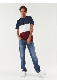Ellesse T-Shirt Trenka SHP16695 Bordowy Regular Fit. Kolor: czerwony. Materiał: bawełna