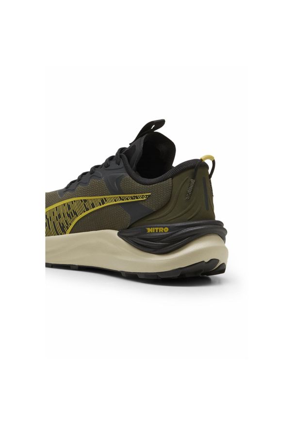 Puma - Męskie buty do biegania w terenie Electrify NITRO™ PUMA. Kolor: wielokolorowy, beżowy, zielony