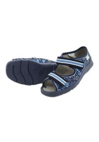 Befado obuwie dziecięce 969X159 niebieskie. Kolor: niebieski. Materiał: tkanina, bawełna #4