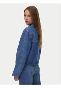 Vero Moda Kurtka jeansowa Aura 10340280 Niebieski Relaxed Fit. Kolor: niebieski. Materiał: bawełna #3