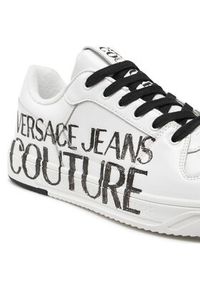 Versace Jeans Couture Sneakersy 76YA3SJ5 Biały. Kolor: biały. Materiał: skóra #7