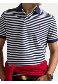 Polo Ralph Lauren Polo 710956682500 Granatowy Slim Fit. Typ kołnierza: polo. Kolor: niebieski. Materiał: bawełna #4