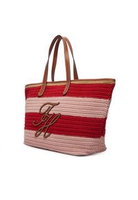 TOMMY HILFIGER - Tommy Hilfiger Torebka Th Nautical Tote Crochet Str AW0AW18816 Kolorowy. Wzór: kolorowy #5