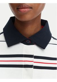 Tommy Jeans Polo DW0DW23145 Biały Regular Fit. Typ kołnierza: polo. Kolor: biały. Materiał: bawełna #5
