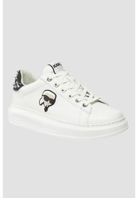 Karl Lagerfeld - KARL LAGERFELD Białe sneakersy Karpi NFT Stud Tab. Kolor: biały #2