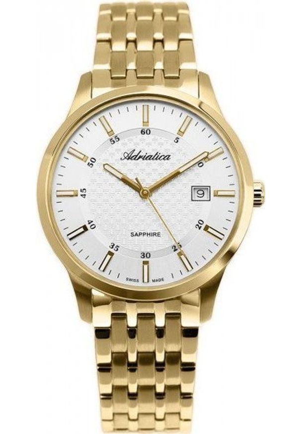 Zegarek Adriatica Zegarek męski Adriatica A1256.1113Q złoty. Kolor: złoty