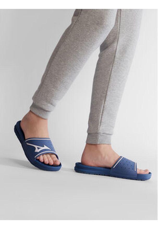 Mizuno Klapki Relax Slide 2 11GJ202027 Niebieski. Kolor: niebieski. Materiał: syntetyk