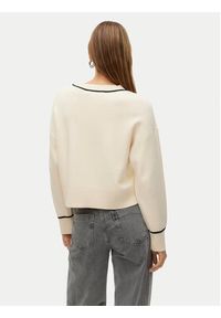 Vero Moda Sweter Saba 10318077 Écru Regular Fit. Materiał: syntetyk #6