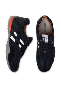 Geox Półbuty U Snake K U4207K 02214 C4002 Granatowy. Kolor: niebieski. Materiał: zamsz, skóra #8