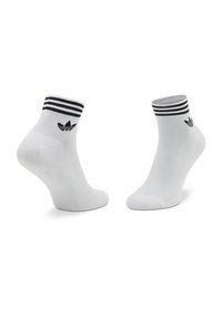 Adidas - adidas Zestaw 3 par niskich skarpet unisex Trefoil Ankle HC9550 Szary. Kolor: szary. Materiał: materiał #4