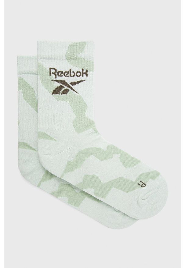 Reebok Classic Skarpetki kolor zielony. Kolor: zielony. Materiał: materiał, włókno