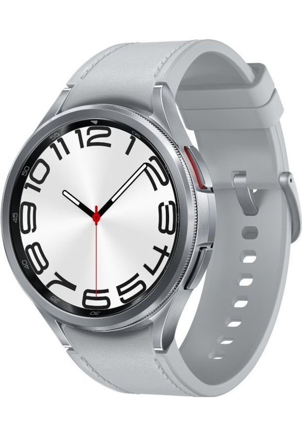 SAMSUNG - Smartwatch Samsung Galaxy Watch 6 Classic Stainless Steel 47mm LTE Szary. Rodzaj zegarka: smartwatch. Kolor: szary