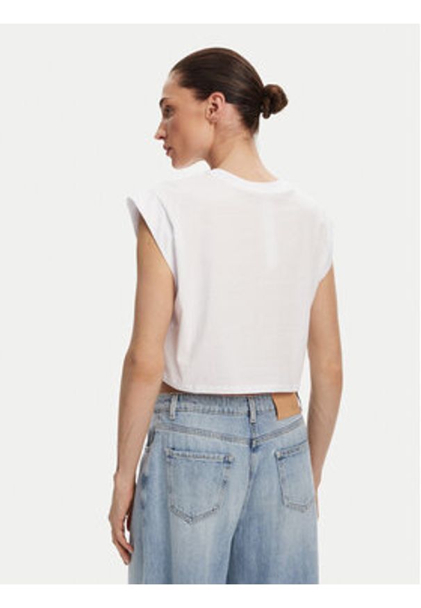 TwinSet - TWINSET T-Shirt 251TT2043 Biały Regular Fit. Kolor: biały. Materiał: bawełna