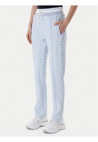 Guess Spodnie dresowe V5YB20 KB212 Błękitny Regular Fit. Kolor: niebieski. Materiał: syntetyk #1