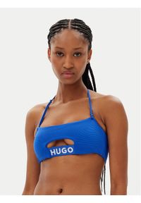 Hugo - HUGO Góra od bikini Dotti 50540224 Niebieski. Kolor: niebieski. Materiał: syntetyk