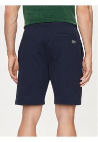 Lacoste Szorty sportowe GH1220 Granatowy Regular Fit. Kolor: niebieski. Materiał: bawełna #10