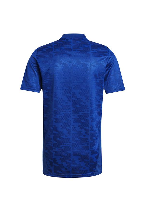 Adidas - Koszulka męska adidas Condivo 21 Primeblue Jersey. Kolor: biały, wielokolorowy, niebieski. Materiał: jersey