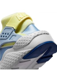 Buty Nike Air Huarache Run Jr 654275 609 niebieskie. Okazja: na co dzień. Zapięcie: sznurówki. Kolor: niebieski. Materiał: tkanina, syntetyk, materiał. Model: Nike Huarache, Nike Air Huarache. Sport: bieganie #4