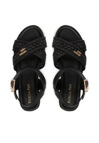 Patrizia Pepe Sandały PPJ392/31 Czarny. Kolor: czarny. Materiał: skóra #6
