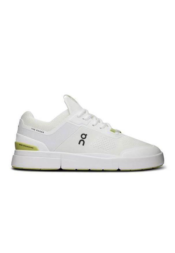 Buty do biegania damskie On The Roger Spin. Zapięcie: sznurówki. Kolor: biały. Materiał: materiał, syntetyk, tkanina. Szerokość cholewki: normalna