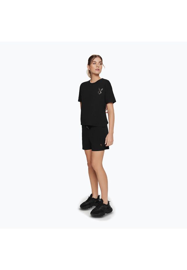 Koszulka treningowa damska Cardio Bunny Bright. Kolor: czarny. Sport: fitness