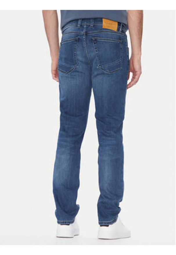 Bugatti Jeansy 3108D 76671C Niebieski Slim Fit. Kolor: niebieski