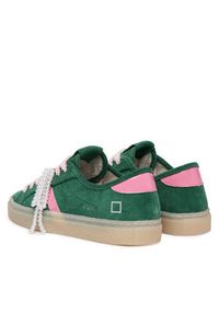 D.A.T.E. Sneakersy Tender W441-TE-BW Zielony. Kolor: zielony. Materiał: skóra, zamsz #4