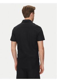 Blend Koszula 20718401 Czarny Regular Fit. Kolor: czarny. Materiał: len, bawełna