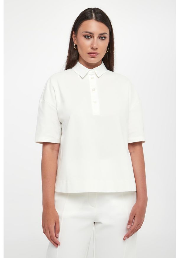 Polo damskie Nave MM. Typ kołnierza: polo