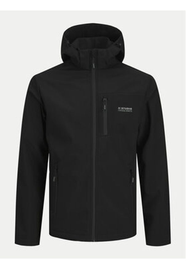 Jack & Jones - Jack&Jones Kurtka przejściowa Talor 12259615 Czarny Regular Fit. Kolor: czarny. Materiał: syntetyk