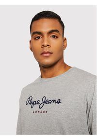 Pepe Jeans Longsleeve Eggo PM508209 Szary Regular Fit. Kolor: szary. Materiał: bawełna. Długość rękawa: długi rękaw