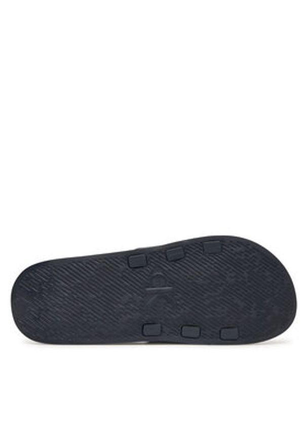 Calvin Klein Klapki Ess Slide Rubber Neoprene HM0HM02229 Granatowy. Kolor: niebieski. Materiał: syntetyk
