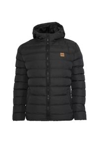 Urban Classics - Męska Podstawowa Kurtka Ocieplana. Kolor: czarny. Sport: turystyka piesza #1