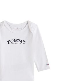 TOMMY HILFIGER - Tommy Hilfiger Body dziecięce Monotype KN0KN02133 Biały. Kolor: biały. Materiał: bawełna #2