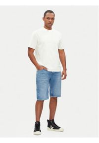 Pepe Jeans Szorty jeansowe PM801079 Niebieski Loose Fit. Kolor: niebieski. Materiał: bawełna