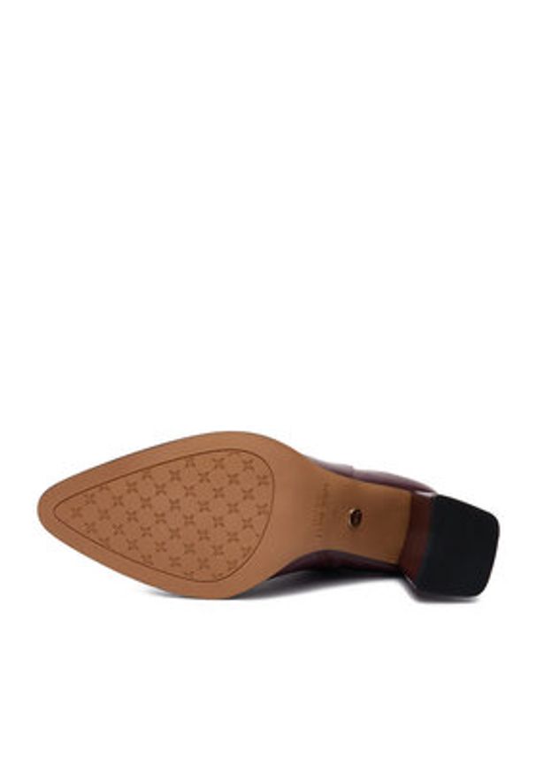 Nine West Botki CEO-NASIRA-01 Bordowy. Kolor: czerwony. Materiał: materiał
