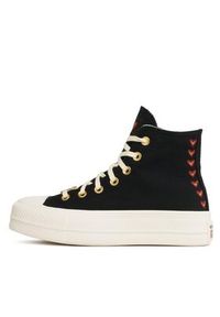 Converse Trampki Ctas Lift Hi A05138C Czarny. Kolor: czarny. Materiał: materiał #6