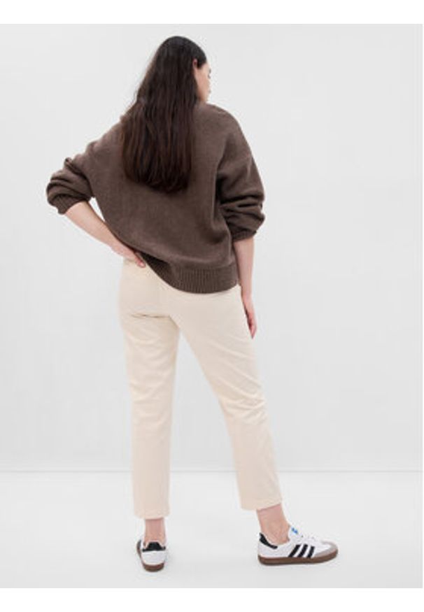 GAP - Gap Spodnie materiałowe 541213-00 Écru Regular Fit. Materiał: bawełna