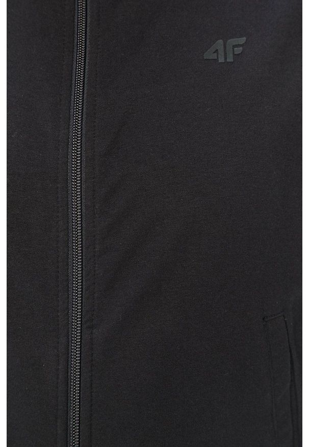 4f - 4F - Bluza. Okazja: na co dzień. Typ kołnierza: kaptur. Kolor: niebieski. Styl: casual
