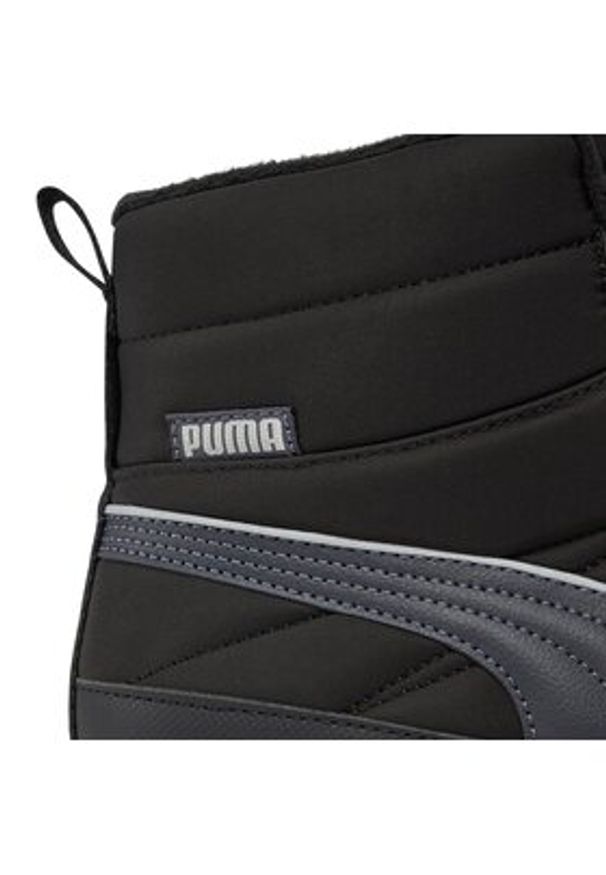 Puma Śniegowce Evolve Boot Jr 392644 01 Czarny. Kolor: czarny. Materiał: skóra