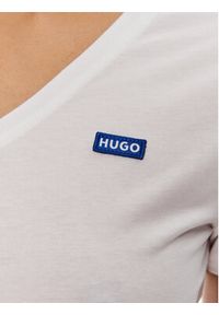 Hugo T-Shirt Classic 50513667 Biały Regular Fit. Kolor: biały. Materiał: bawełna #4